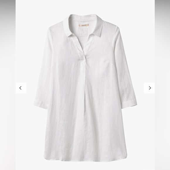 White Stuff Linen Harper White US 12 (GB 16) - Picture 4 of 7